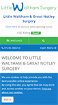 Mobile Screenshot of littlewalthamsurgery.co.uk